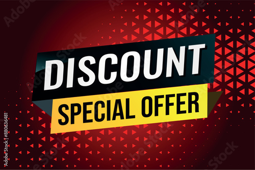 discount special offer poster banner graphic design icon logo sign symbol social media website coupon

