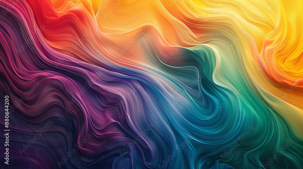 Vibrant background with flowing rainbow hues. Vibrant background with flowing rainbow hues.