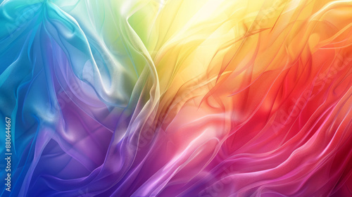 Wallpaper Mural Vibrant background with flowing rainbow hues. Torontodigital.ca