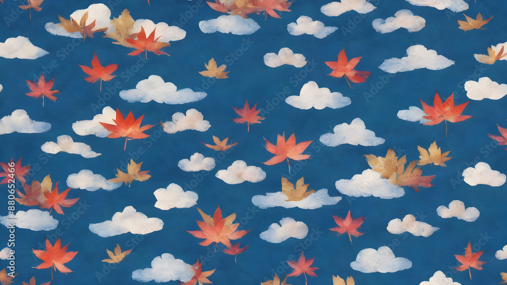 Blue background. Beautiful Japanese paper. Generative AI Blue background. Beautiful Japanese paper. Generative AI