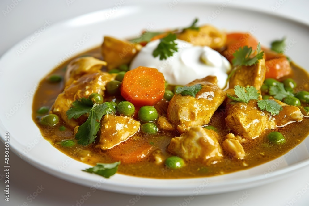 Yummy Chicken Curry with Creamy Enveloping Sauce Yummy Chicken Curry with Creamy Enveloping Sauce