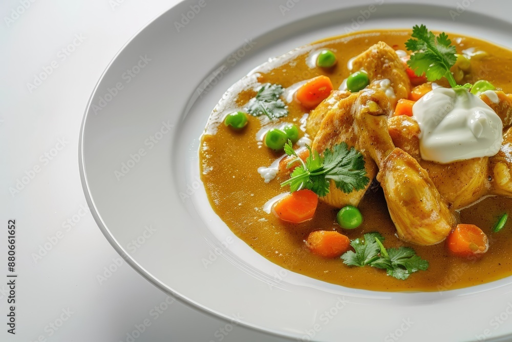 Delicious Chicken Curry with Infused Flavors and Rich Sauce Delicious Chicken Curry with Infused Flavors and Rich Sauce