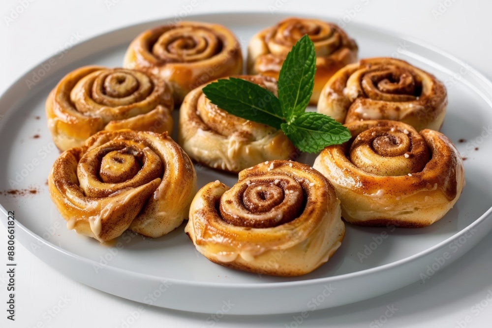 Double Swirl Cinnamon Buns with Cream Cheese Frosting and Cinnamon Sprinkle Double Swirl Cinnamon Buns with Cream Cheese Frosting and Cinnamon Sprinkle