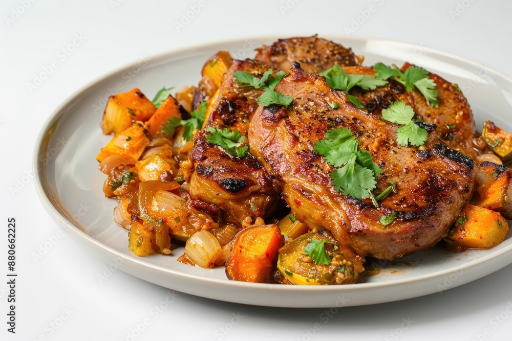 Mouthwatering Double-Cut Pork Chops Braised in Sofrito Mouthwatering Double-Cut Pork Chops Braised in Sofrito