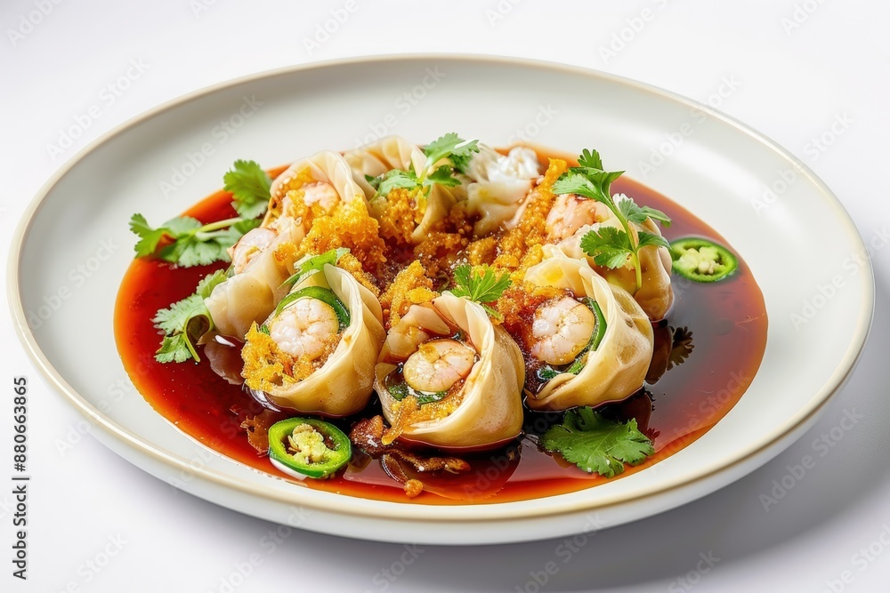 Dragon Egg Dumplings with Vibrant Jalapeños and Cilantro Dragon Egg Dumplings with Vibrant Jalapeños and Cilantro