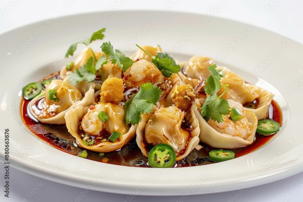 Tantalizing Dragon Egg Dumplings with Crisp Fried Garlic Tantalizing Dragon Egg Dumplings with Crisp Fried Garlic