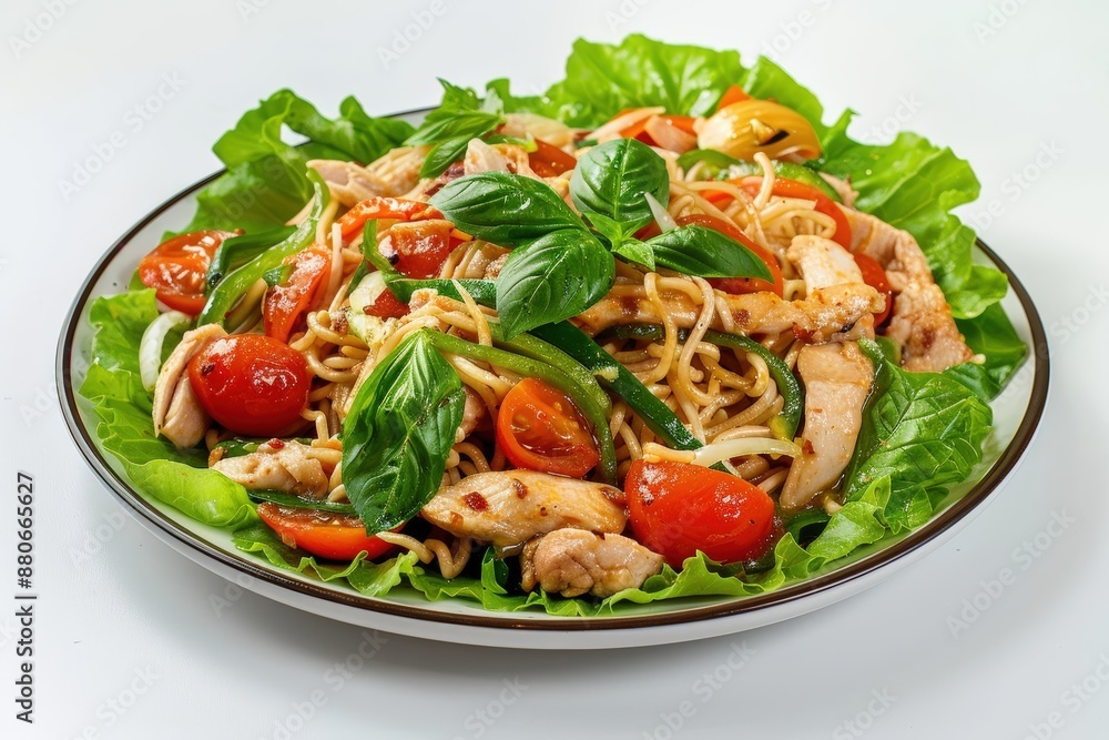 Tasty Phat Ke Mao with Succulent Chicken and Fresh Basil Tasty Phat Ke Mao with Succulent Chicken and Fresh Basil