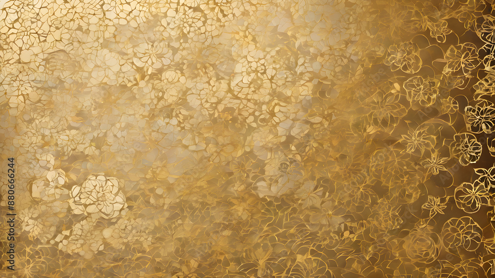 Gold background of Japanese paper. Generative AI Gold background of Japanese paper. Generative AI