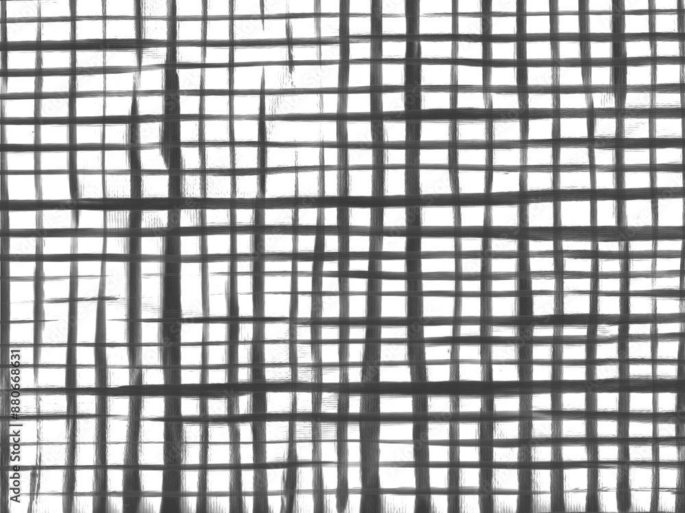 筆で荒々しく描いたランダムなアナログのチェック模様背景 透け感のある黒色 筆で荒々しく描いたランダムなアナログのチェック模様背景 透け感のある黒色