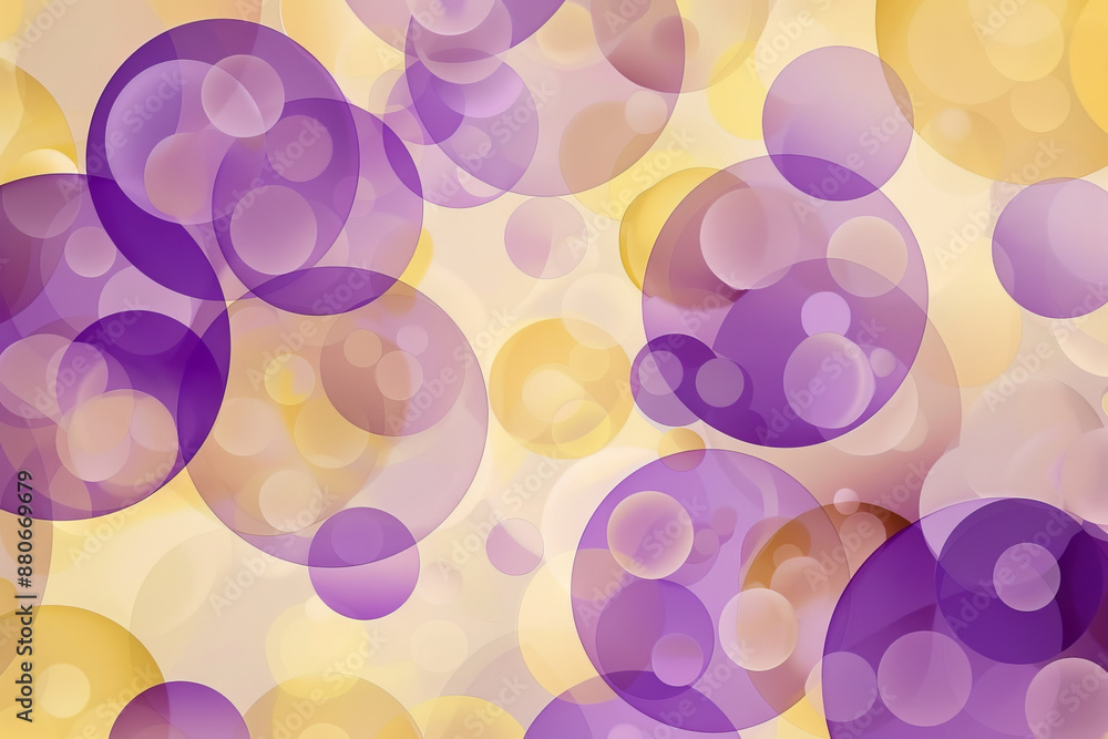 Circle texture pattern background. lilac and yellow abstract 3D background with round, textured geometric backdrop. Geometric shapes overlap creating harmonious abstract composition. Circle texture pattern background. lilac and yellow abstract 3D background with round, textured geometric backdrop. Geometric shapes overlap creating harmonious abstract composition.
