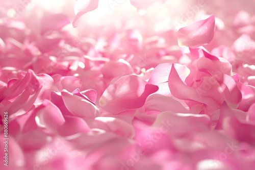 桜の花びらを一面に散りばめた背景素材