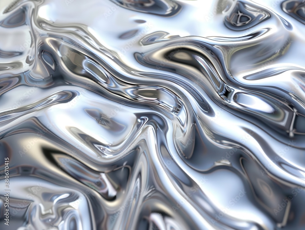 mesmerizing silver liquid metal surface with dynamic ripples and shimmers hyperrealistic 3d rendering captures the fluidity and reflective properties of the material mesmerizing silver liquid metal surface with dynamic ripples and shimmers hyperrealistic 3d rendering captures the fluidity and reflective properties of the material