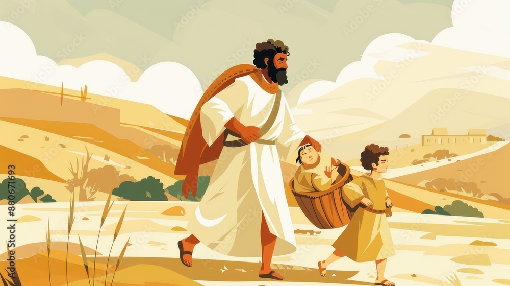 Genesis : The Birth of Esau and Jacob , Biblical Illustration of Esau ...