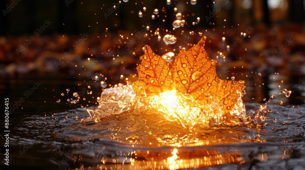 Autumn Leaf Splash Autumn Leaf Splash