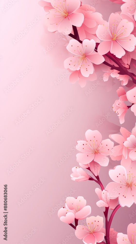 Elegant soft pink sakura background Elegant soft pink sakura background