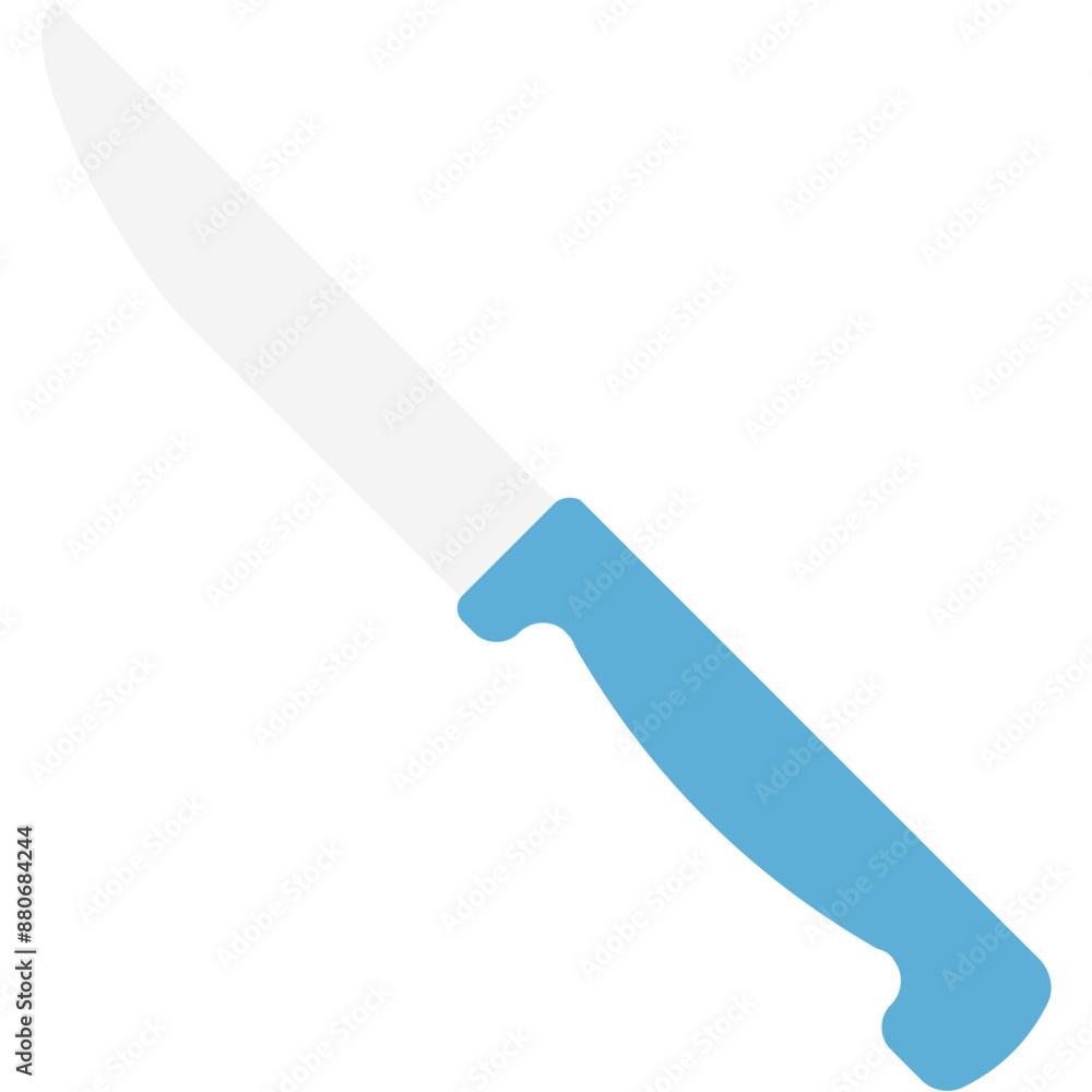 Knife vector icon with isolated background in flat style Knife vector icon with isolated background in flat style