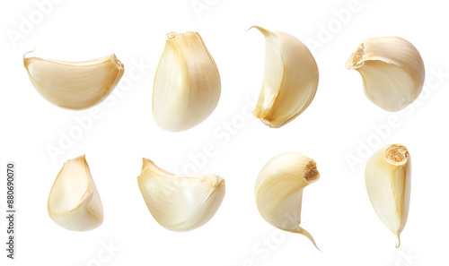 Photos Unpeeled garlic cloves