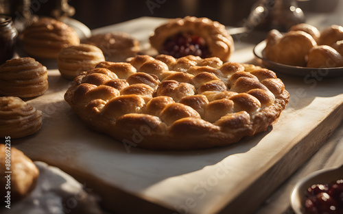 Makroudh, date-filled pastry photo