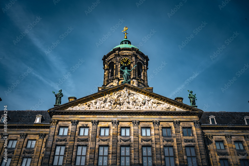 Fototapeta premium Amsterdam City, Old Architecture, Netherlands