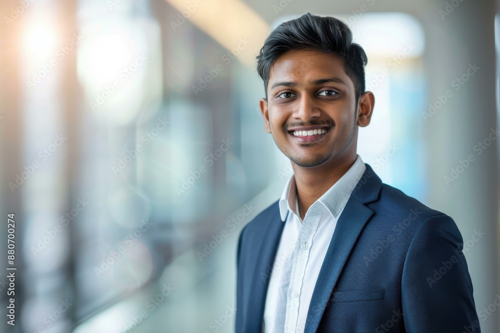 Smiling Young Indian Businessman - Professional Headshot for Corporate Website & Marketing Smiling Young Indian Businessman - Professional Headshot for Corporate Website & Marketing