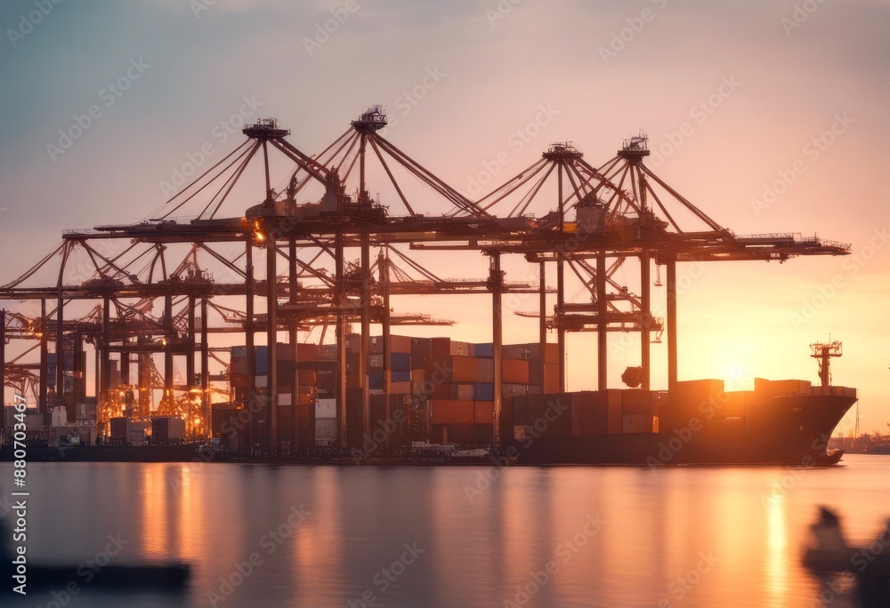 ship container banner sunset forwarder depot binar international port cargo stand freight mast shipping loading logistic crane sea terminal tank vessel import export transportation transport ship container banner sunset forwarder depot binar international port cargo stand freight mast shipping loading logistic crane sea terminal tank vessel import export transportation transport