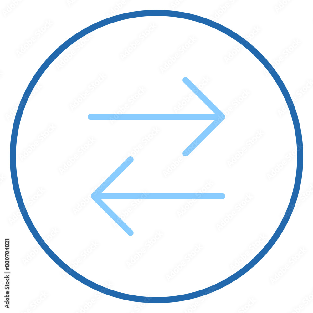Vector Icon left right, arrow, sign, side Vector Icon left right, arrow, sign, side
