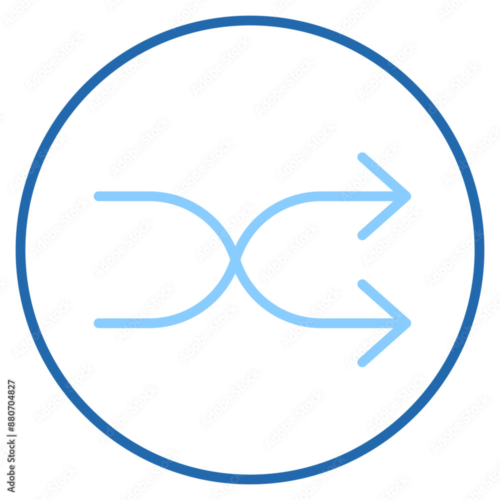 Vector Icon shuffle, arrow, sign, side Vector Icon shuffle, arrow, sign, side