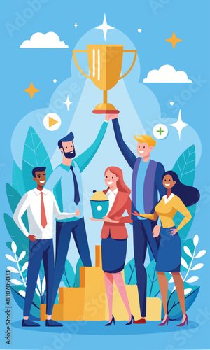 United Business Team Shares Vision, Supports Each Other's Growth, and Achieves Success Through Collaborative Partnership