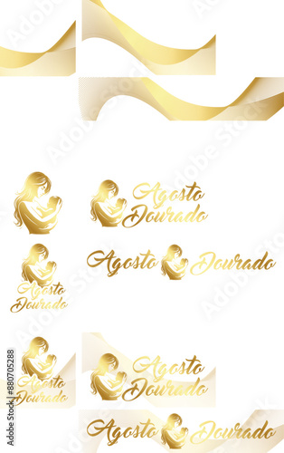 agosto dourado, aleitamento materno, campanha agosto dourado, campanha ao aleitamento materno, mulheres, vector, cabelo, beldade, silhueta, bebé, ilustração, arte, moda, desenho, amor, mamã, gravidez,
