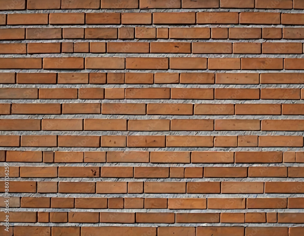 Obraz premium A brick wall with a white border