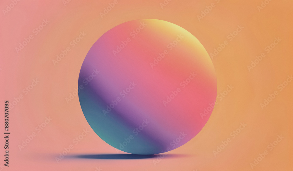 Nostalgic Retro Gradient Sphere Digital Noise and Grain Texture - Minimalist Poster Desig Nostalgic Retro Gradient Sphere Digital Noise and Grain Texture - Minimalist Poster Desig