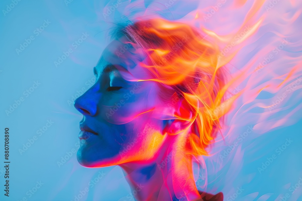 Holistic Insights, Heat Map, Blurred, Visualization, Person Holistic Insights, Heat Map, Blurred, Visualization, Person
