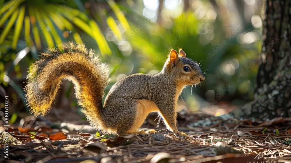 Southern Fox Squirrel on Daniel Island SC Southern Fox Squirrel on Daniel Island SC