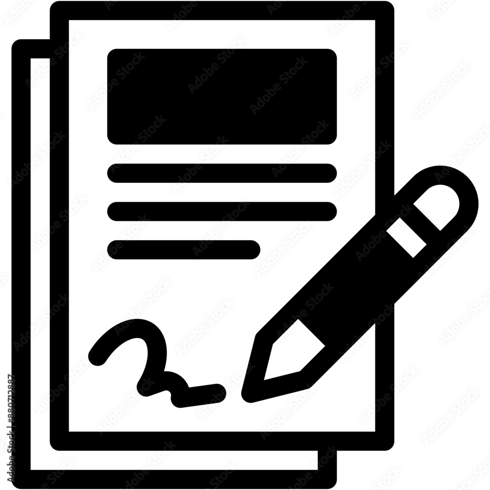 Vector Icon Contract, Document, Agreement, Documentation, Payroll, Disclosure Vector Icon Contract, Document, Agreement, Documentation, Payroll, Disclosure