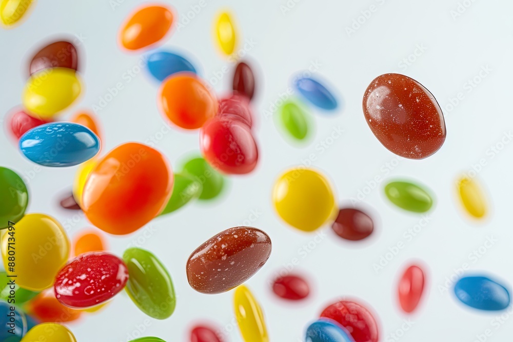Colorful Candies Falling Colorful Candies Falling
