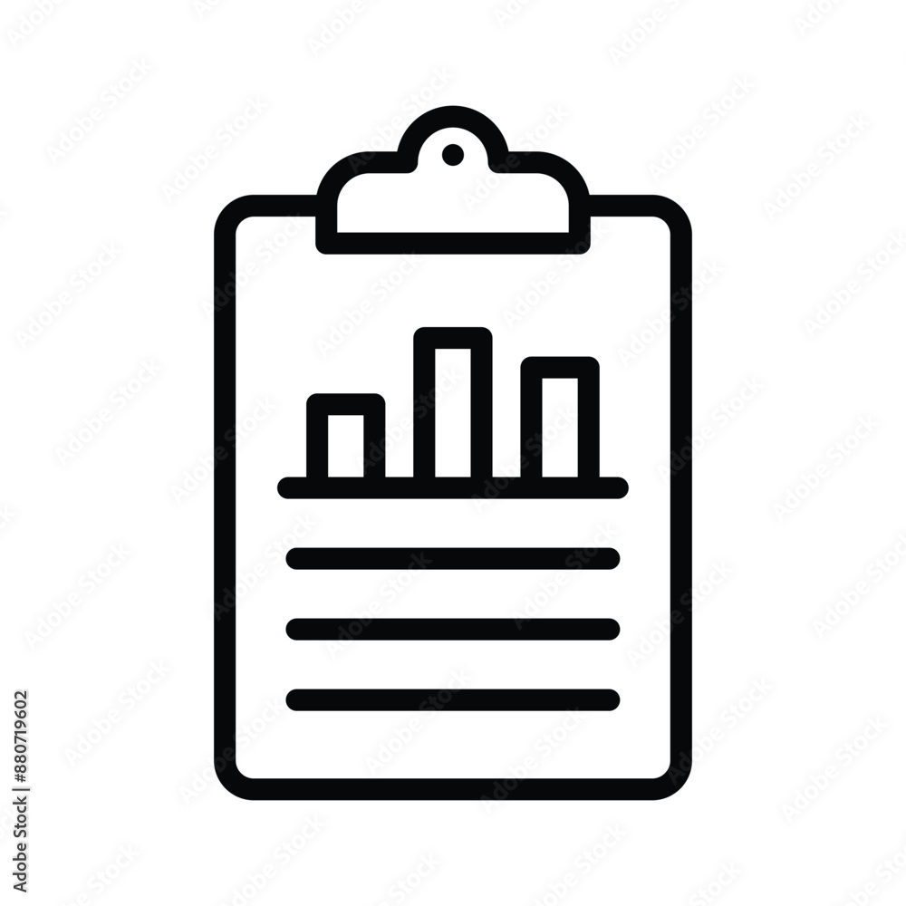 Business data report vector design in trendy style, business analytics icon Business data report vector design in trendy style, business analytics icon
