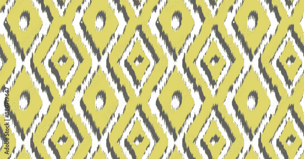 Fototapeta premium Rug seamless texture with ethnic pattern, fabric texture, grunge background, boho style pattern, patchwork, 3d illustration