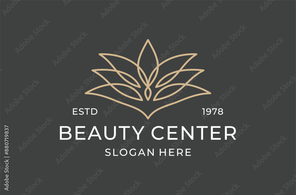 lotus flower logo design for beauty care lotus flower logo design for beauty care