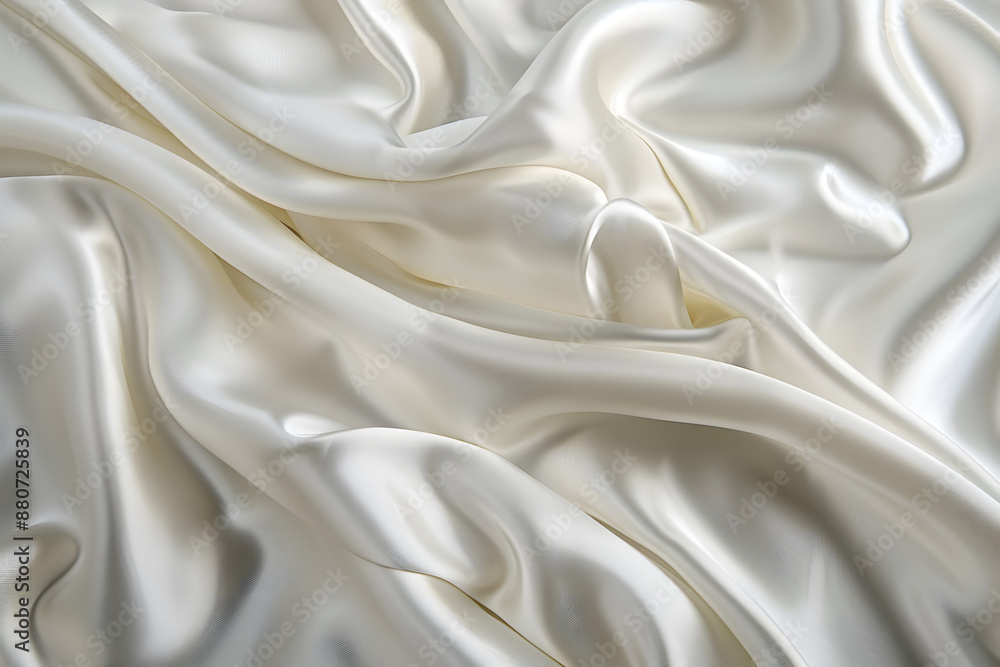 Elegant white silk backdrop with subtle sheen, smooth texture, and gentle folds, providing a sophisticated and luxurious setting for product photography. Elegant white silk backdrop with subtle sheen, smooth texture, and gentle folds, providing a sophisticated and luxurious setting for product photography.