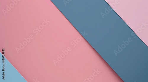 Abstract Diagonal Color Background With Pink, Blue, and Light Blue:A Simple Abstract Background Featuring Three Diagonal Stripes of Color