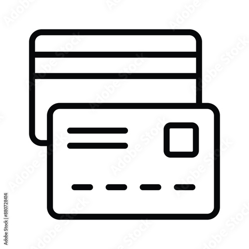 Atm card vector design in modern style, card for online payments and cash withdrawal