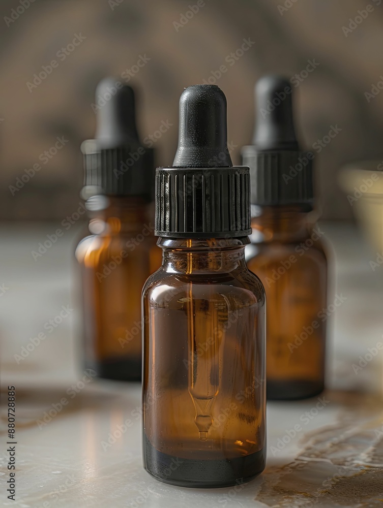 Dropper bottles in mosque settings are often utilized for essential oils and other natural remedies in traditional religious ceremonies.