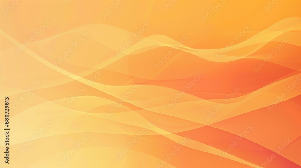 Abstract Orange And Yellow Background With Curved Lines Abstract Orange And Yellow Background With Curved Lines