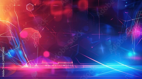 Wallpaper Mural A festive technology banner with elegant typography and sports event, perfect for promotions. Torontodigital.ca