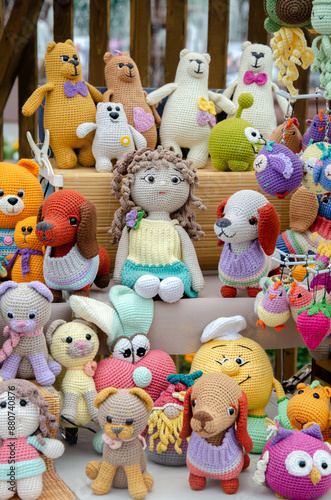 Designer soft knitted toys for sale