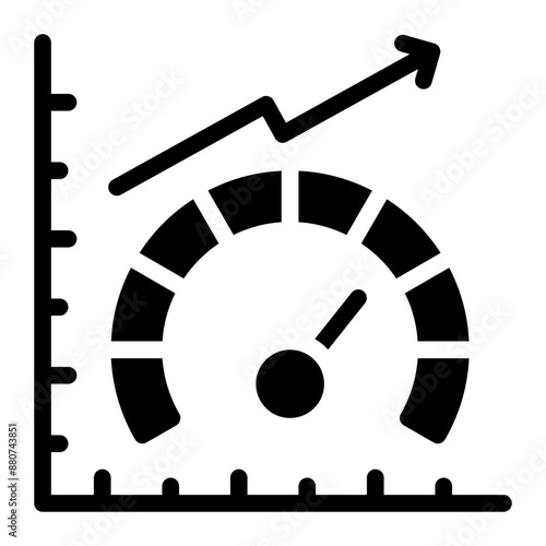 metrics glyph icon