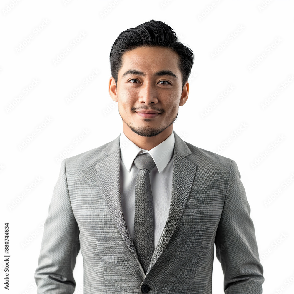 Asian portrait businessman isolated on white background Asian portrait businessman isolated on white background