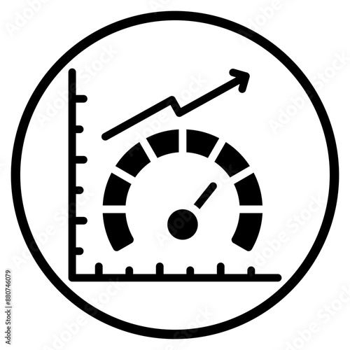 metrics glyph icon photo