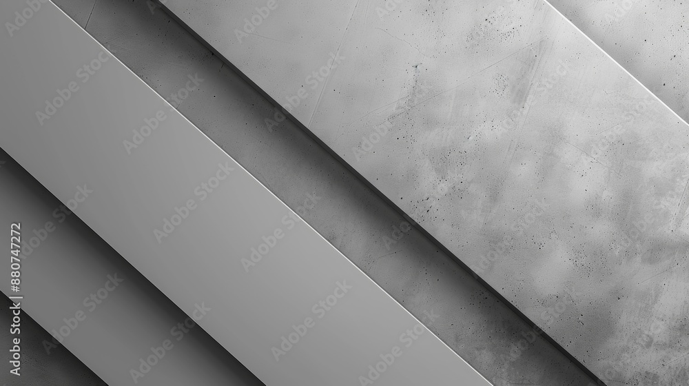 Abstract Concrete Wall With Diagonal Stripes in Gray Tones Abstract Concrete Wall With Diagonal Stripes in Gray Tones