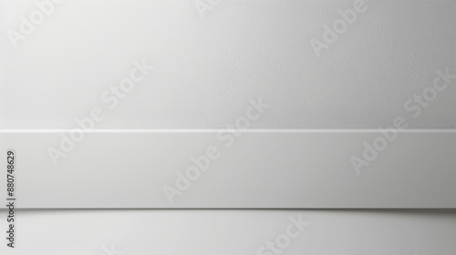 Wallpaper Mural White Wall With Baseboard and Floor Torontodigital.ca